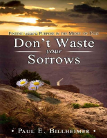 Dont Waste Your Sorrows_ Findin - Paul E. Billheimer.pdf